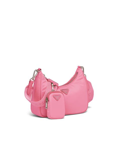 prada sacoche rose|Prada bag re edition.